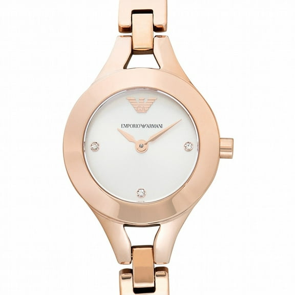 Emporio Armani Quartz Silver Dial Stainless Steel Ladies Watch AR7362