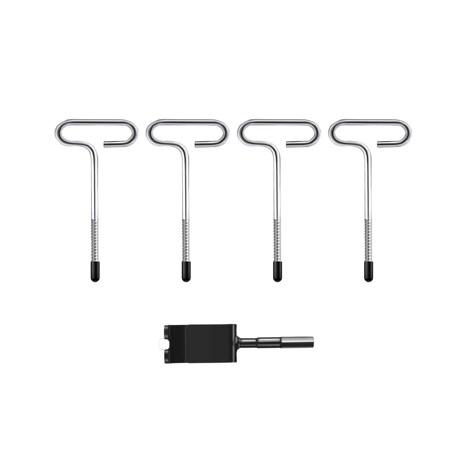 Ice Fishing Anchor Tool Strong Tent Stakes Outdoor Camping Tent Threaded Peg