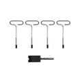 thumbnail image 4 of Ice Fishing Anchor Tool Ice Shanty Anchor Outdoor Camping Tent Threaded Peg, 4 of 9