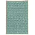 thumbnail image 1 of Colonial Mills Rug IM03R024X048S 2 x 4 ft. Point Prim Braided Rug  Teal, 1 of 1