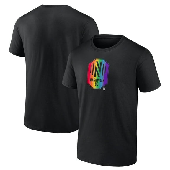 Men's Black Nashville SC Pride Logo T-Shirt