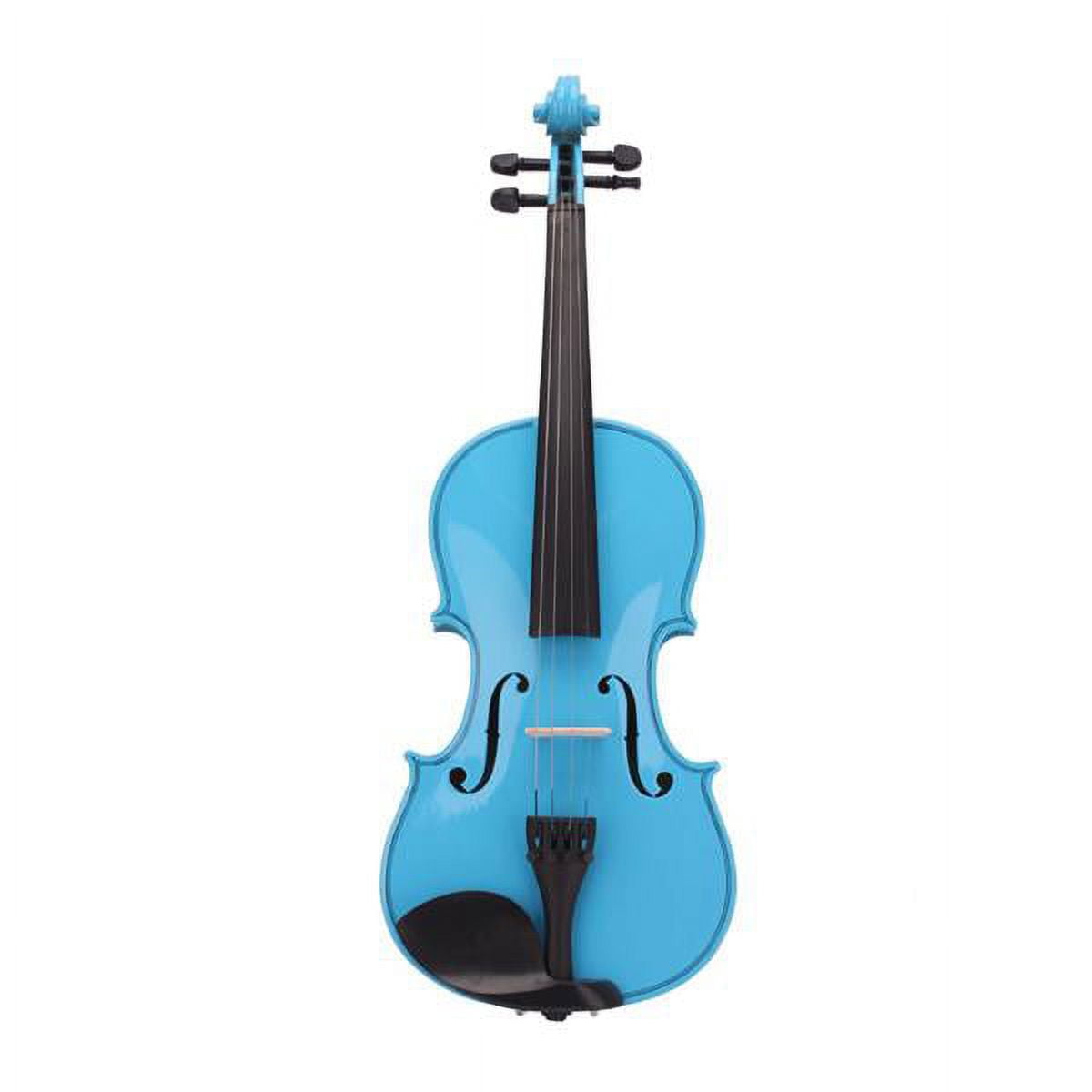 Acoustic Violin Fiddle Full Size with Bridge Bow Rosin Case Stringed Musical Instruments for Beginner Adult Boys Girls Children Kids (4/4)