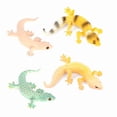 thumbnail image 1 of Set de figuras realistas de reptil de PVC con forma de geco y lagarto, 4 piezas, 1 of 2