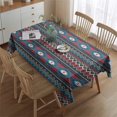 thumbnail image 2 of Rectangle Waterproof Tablecloth 60×84 Inch,Bohemian Style Reusable Indoor/Outdoor Durable Table Cover for Party Kitchen Dinner Room Decor, 2 of 5