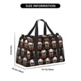 thumbnail image 3 of Easygdp Butterfly Skull Bolsa de Gimnasio, Bolsa de Viaje Duffel, Bolsa de Fin de Semana con Compartimentos, Bolsa de Mano para Noche, 3 of 7