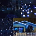 thumbnail image 5 of LINLIN Soalr Outdoor Ball String Lights, 23ft 50 LED Soalr Globe Fairy Light Outdoor Waterproof String Lights for Christmas Tree Party Wedding Garden Decorate, 5 of 9