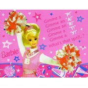 Barbie Trendy 'Cheerleading' Invitations w/ Env. (8ct)
