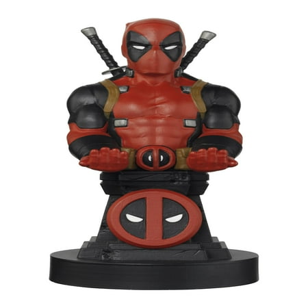 Exquisite Gaming: Marvel: Deadpool Plinth - Original Mobile Phone & Gaming Controller Holder  Device Stand  Cable Guys  Licensed Figure