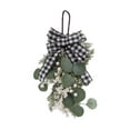 thumbnail image 2 of Colgante de corona de Navidad, corona de Navidad reutilizable para boda ANGGREK IJ3115, 2 of 8