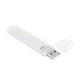 thumbnail image 2 of Luz Led Mini lámpara de lectura brillante de luz de libro USB portátil para PC portátil (blanco 8LED) Wdftyju Para estrenar, 2 of 5