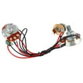 thumbnail image 4 of Arnés de bajos, arnés de cableado de bajos 250K Accesorios de piezas de bajos Arnés de cableado de guitarra de bajo Ingeniería de precisión, 4 of 9
