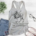 thumbnail image 2 of You're Griffin Me A Headache Tank Top, Ladies Racerback Tank Top Griffin Tank Fantasy Tank Fantasy Pun Tank, Silver Gray, Large, 2 of 3