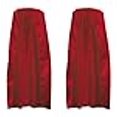 thumbnail image 3 of Beistle Capes en Tissu 2 Pcs, 30 Pouces, Rouge, 3 of 3