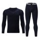 thumbnail image 3 of Ceisia Gift Men's Warm Soft Casual Long Sleeve Round Neck Lounge Homewear Two Piece Outfit Set, 3 of 5