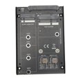 thumbnail image 1 of M.2 NGFF MSATA to SATA3 Adapter Card JBOD Mode 6Gbps SATA 22PIN Interface MSATA Adapter for WIN 7 8 10 11, 1 of 5