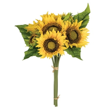 Sullivans Artificial Sunflower Bouquet Stem 15.5"H Yellow