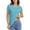 Light Blue, variant on Youyipin Womens Tops Basic T Shirt Slim Fit Short Sleeve Crew Neck Tee Lightweight Essential Casual Wear And Workout Summer Tops For Women