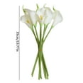Artificial Flowers Flower High End New Living Room 10 Calla Flower