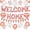 pink, variant on Welcome Home Decorations Green Gold,Gold Welcome Home Foil Balloon Banner with Sage Green White Heart Balloons Pennant Flag Bunting for Housewarming Baby Shower Home Family Party Supplies
