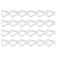 thumbnail image 2 of 24 Pieces Clear Tablecloth Clips, Durable Plastic Tablecloth Clips, Windproof Table Cover Holders, Reusable Table Skirt Clamps Fit 35mm to 55mm Table Edges for Picnic Wedding Camping Outdoor,24PC, 2 of 6