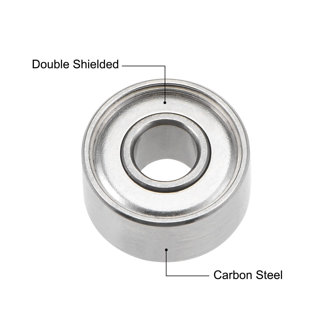 Unique Bargains 5pcs 693ZZ Deep Groove  Double Shielded Ball Bearings Z2 3mmx 8mmx4mm