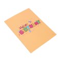 thumbnail image 4 of Tarjeta de felicitación de verano 3D, grabado en papel artesanal, tarjetas de cumpleaños 3D plegables repetibles y grabables con sobre, 4 of 8