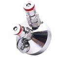 thumbnail image 1 of Distributeur de Robinet pour Mini Fût de Bière Distributeur en Acier Inoxydable Growler Outil de Bière 3.6L/5L/10L, 1*Distributeur, Argent & Rouge, 1 of 6