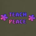 thumbnail image 3 of CafePress - Teach Peace Dark T Shirt - Men's Classic Graphic Cotton T-Shirt, 3 of 4