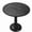 Black 4, variant on Round Side End Table - Metal Coffee Table for Living Room, Balcony & Bedroom (Gold 4)