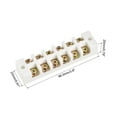 thumbnail image 2 of Unique Bargains Porcelain Ceramic Terminal Block 6 Way High Temperature 96.5x23x20mm for Wire Connector, 2 of 5