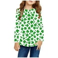 thumbnail image 4 of Bnwani St. Patricks Day Long Sleeve Toddler T Shirt Crew Neck Tops 3-4t, 4 of 6