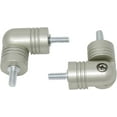 thumbnail image 2 of MERIVILLE Hinged Elbow Connector - Designed for Bay Window Curtain Rods or Corner Drapery Rods up to 1-inch Diameter, 2 Pcs (Pewter), 2 of 2
