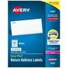 Avery Easy Peel Return Address Labels, 1/2"x1-3/4" 8,000 Labels (5167)