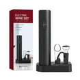 thumbnail image 3 of Effortless Wine Experience Kit: Rechargeable Electric Opener with Storage & Serving Tools – Durable, Minimalist Design for Parties & Daily Use (VBGS-KP3P-372101KA Charging Model), 3 of 5