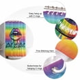 thumbnail image 3 of LOVE IS Shower Curtain, 48" x 72", LOVE Colored Lips Rainbow Gradient Waterproof Bathroom Curtain Washable Shower Curtain Set with 12 Hooks, 3 of 6
