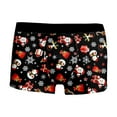 thumbnail image 6 of Wxolcjlv Christmas Boxer Bfriefs For Men Soft Comfort Breathable High Elasticity Underpants Wtih Cartoon Graphic Novelty Gift Black L, 6 of 6