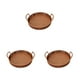 thumbnail image 1 of Advancent Bandeja tejida, ligero para pan y fruta, cesta portátil para almacenamiento de aperitivos para sala de estar, hogar, marrón, 35cm y Type1 NO1, 1 of 6