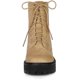 thumbnail image 2 of Botas combate plataforma cordones Caqui 26cm, 2 of 6
