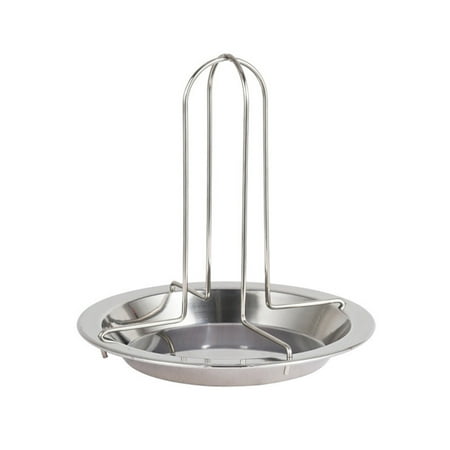

Barbecue Chicken Duck Roaster Drip Pan Holder With Oil-receiving Pan For Outdoor Camping Roasting Chicken