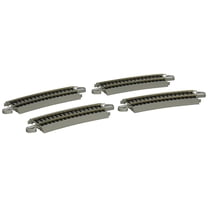 Bachmann-Curved Track w/ Nickel Silver Rail & Gray Roadbed - E-Z Track(R) -- 1/2