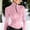 Pink, variant on Ynynloco Women's Quarter Zip Pullover Polar Fleece Sweatshirts Long Sleeve Slim Fit High-Neck Jacket Warm Tops