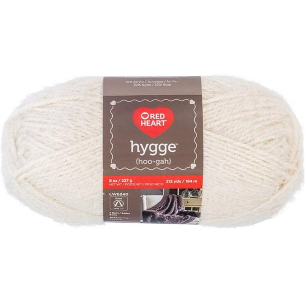 Red Heart Yarn Hygge 8ozPearl