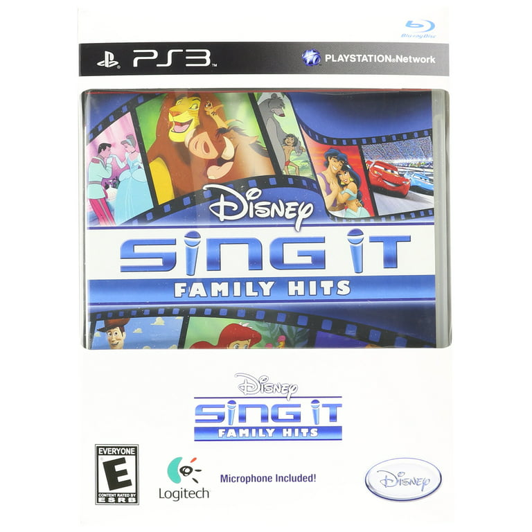 Blændende slot Hover Disney Sing It Family Hits with Logitech Microphone for Playstation 3 PS3  Game (Used) - Walmart.com