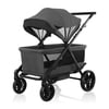 Evenflo Omni Crew 3-In-1 Stroller Wagon, Oyster Gray