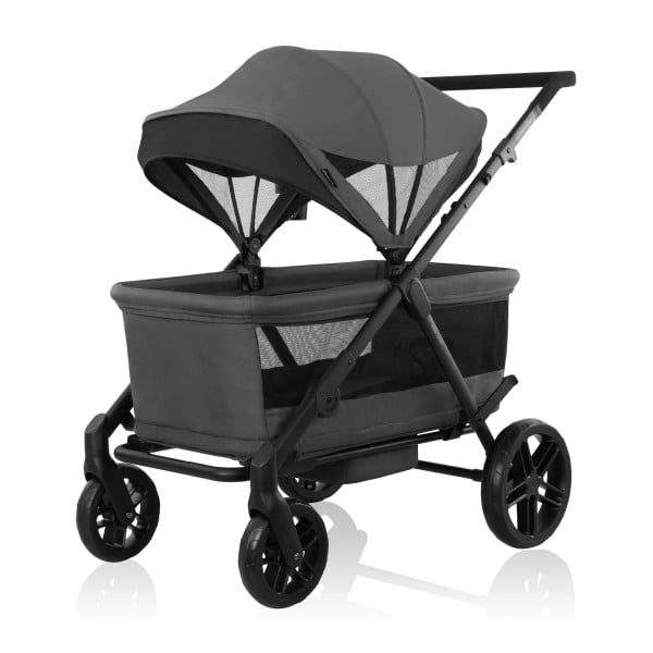 Evenflo Omni Crew 3-In-1 Stroller Wagon, Oyster Gray