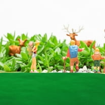 Niceauty 5Pack Turf Green Plastic Mat Easy to Install for Hobbyists