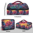 thumbnail image 3 of Iauyy Casserole Carrier for Hot Food Insulated Casserole Travel Carry Bag with Lid Food Warmer Bag for Party/Picnic,Geometrically Formed Rose, 3 of 7