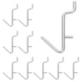 thumbnail image 1 of CRILSTYLEO V-Shaped Iron Pegboard Accessories 25Pcs For Tool Organization In Industrial Environments, 1 of 8
