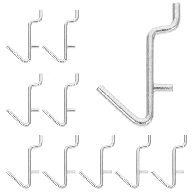 CRILSTYLEO V-Shaped Iron Pegboard Accessories 25Pcs For Tool Organization In Industrial Environments