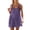 Purple, variant on Strappy Backless Casual Dress With Built In Shorts For Yoga Tennis Outdoor Sports And Summer Wear Classic Beautiful Casual Women's Dress